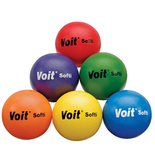 Athletic Specialties Soft-Low Bounce Tuff Balls 6-1/4-Inch, Pack of 6