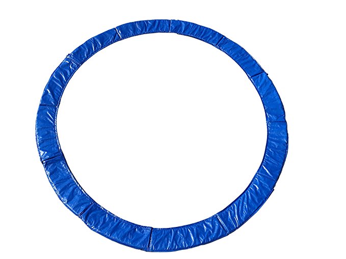 12ft Round Blue Safety Pad for Trampoline (6 pole slits)