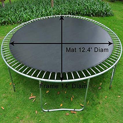 Koval Inc. Mat Replacement for 14' Round Trampoline w/ 88 Rings