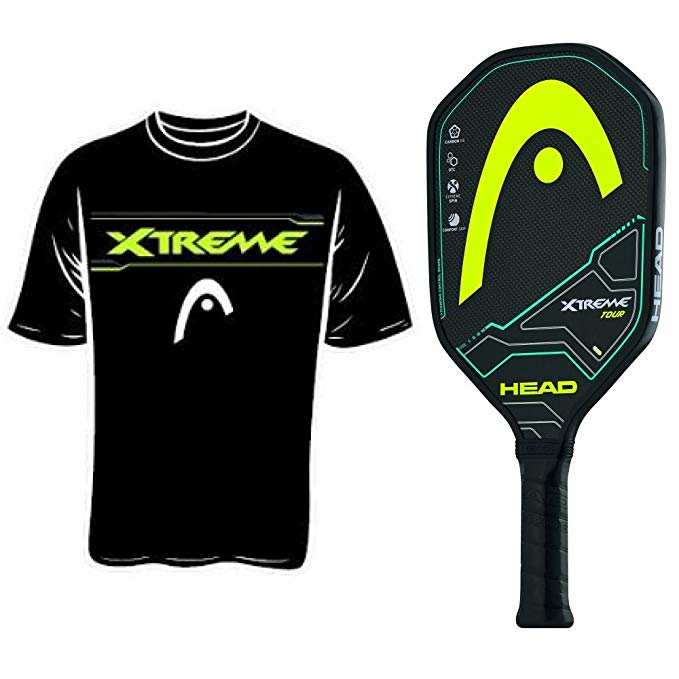 Head Extreme Tour Pickleball Paddle with Pickleball Shirt