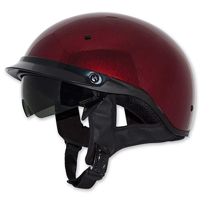 ZOX Roadster DDV Men's Street Motorcycle Helmet - Candy Red/Medium