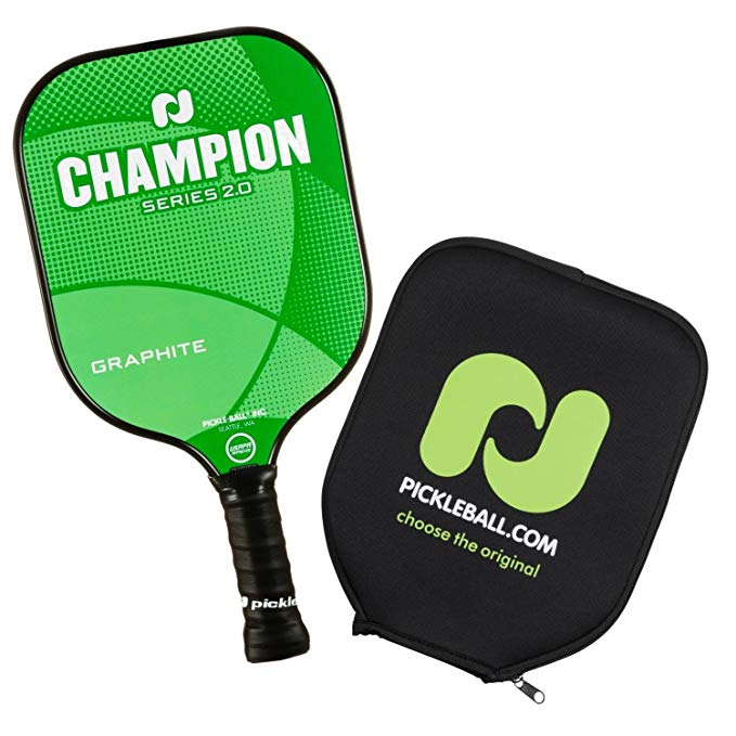 Champion Graphite Pickleball Paddle, Sets & Bundles by Pickleball, Inc. | Nomex Composite Honeycomb Core & Graphite Face | USAPA Approved