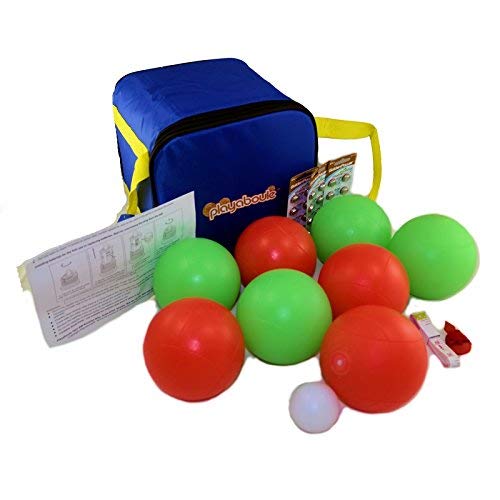Playaboule Patented V4 Lighted Bocce Ball Set 2 Color 107mm
