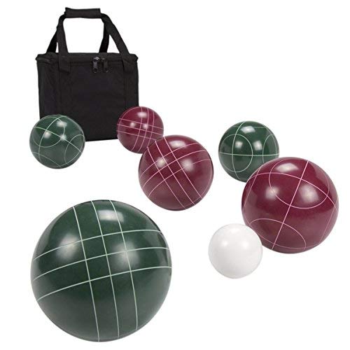 Hey! Play! Regulation Size 8 Bocce Ball Set Outdoor Play
