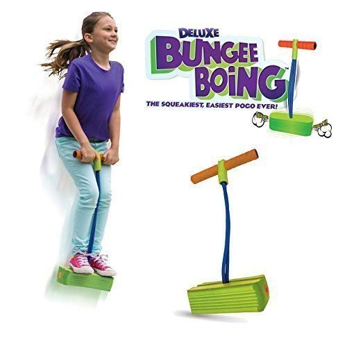 Geospace The Original Deluxe BUNGEE BOING! by The Squeakiest, Easiest Pogo Ever! For Kids 3 Years and Up