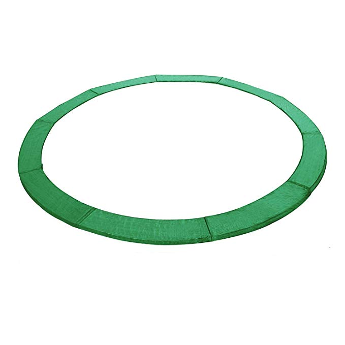 Exacme Trampoline Replacement Safety Pad Frame Spring Blue Green Color Round Cover 10-16 FT Pad